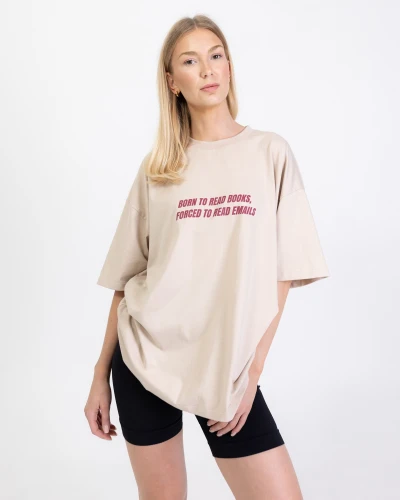 T-shirt Born to read